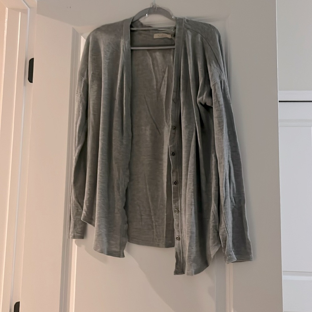 Active USA gray cardigan